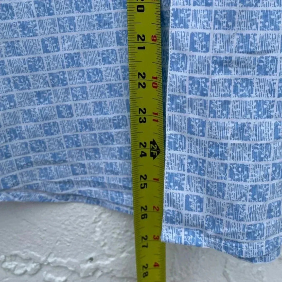 Robert Graham Mens Classic Fit Formal Printed Long Sleeve Shirt Blue  Sz Medium - Picture 4 of 13